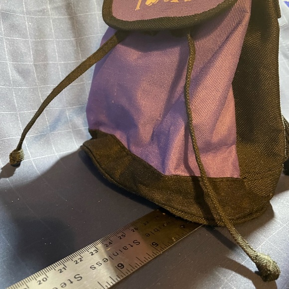VTG 90s Disney Winnie the Pooh purple/black mini backpack NWOT - Picture 11 of 13